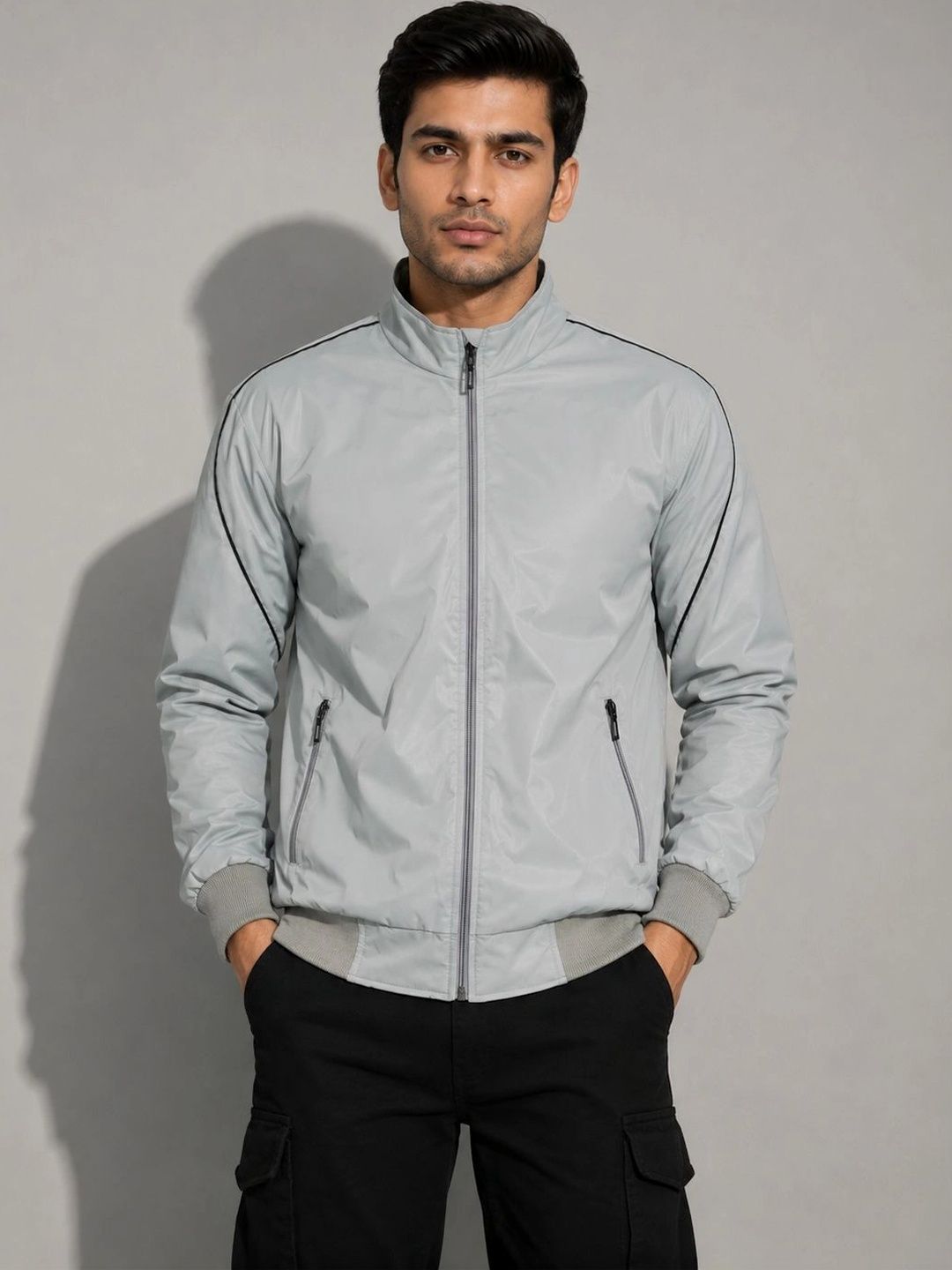 ONLYBASIC Men Lightweight Bomber Jacket-picture-17