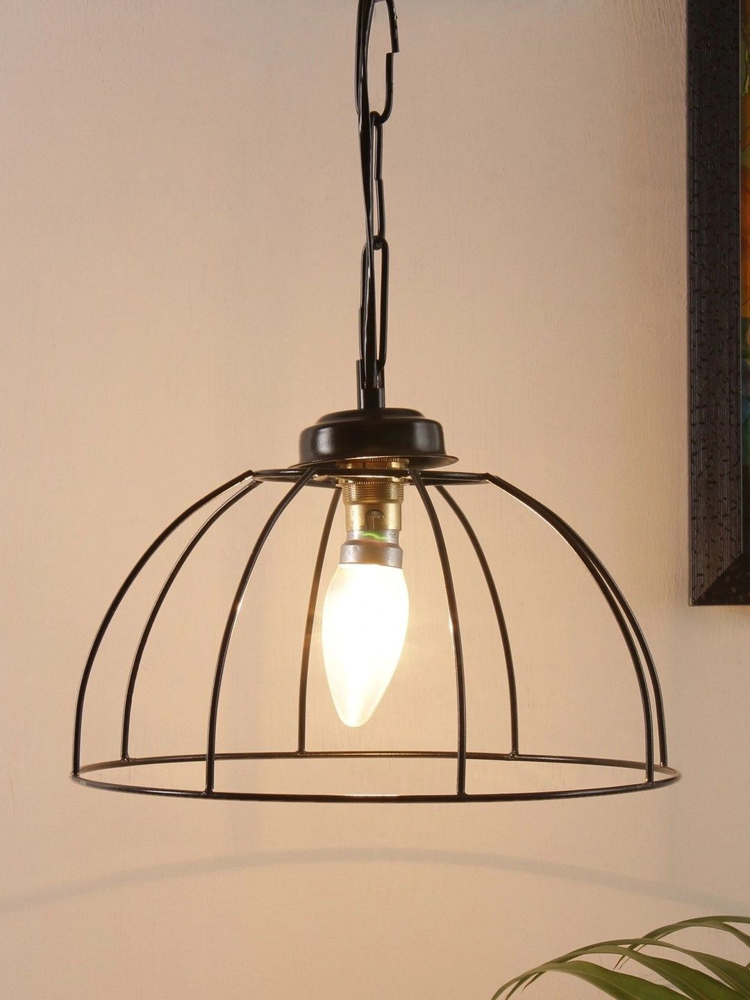 Myntra Elegant Homes Black Ceiling Lamp-picture-54