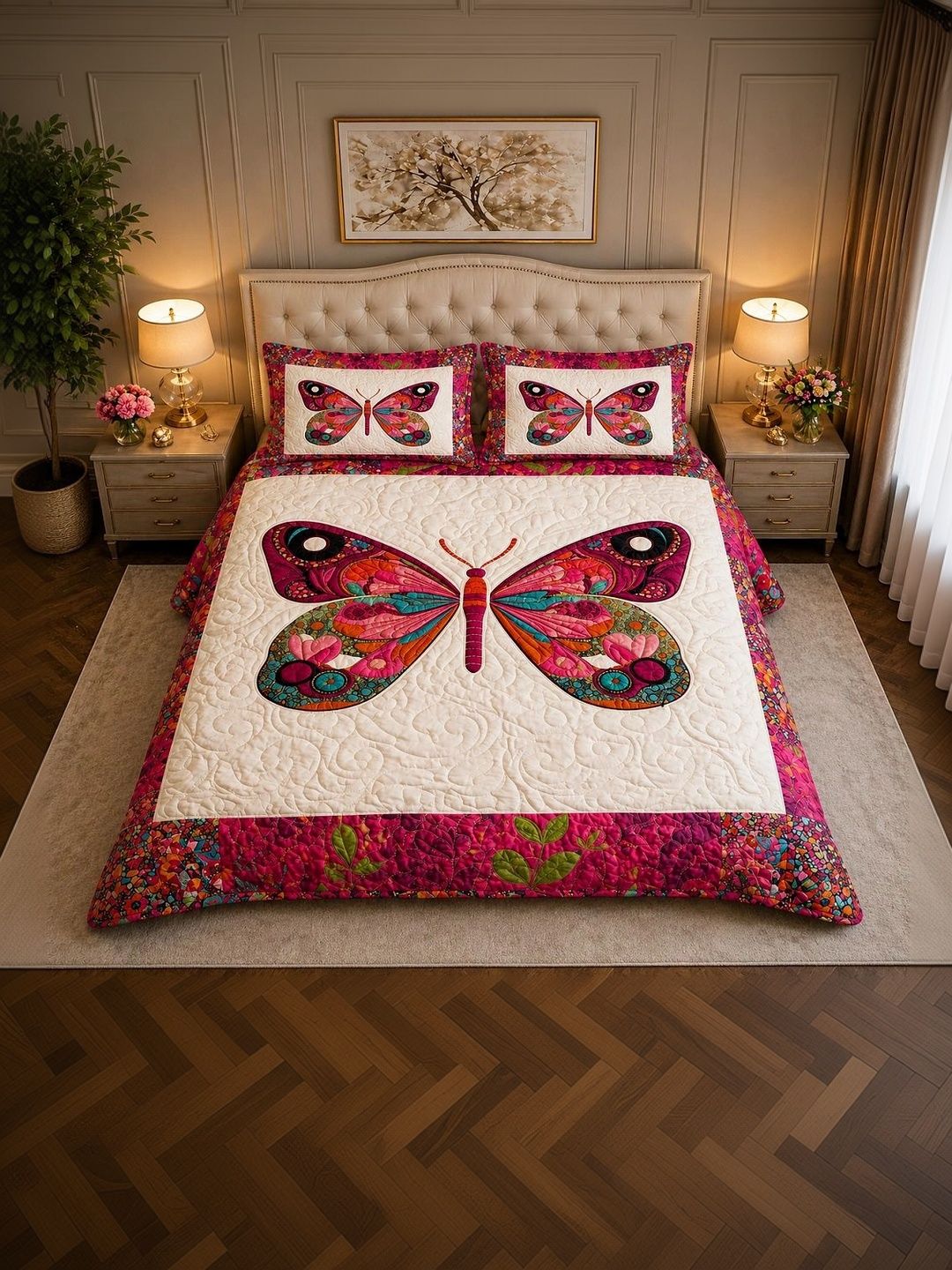 Supreme Home Collective Bedsheet with 2 Pillow Covers-image-30