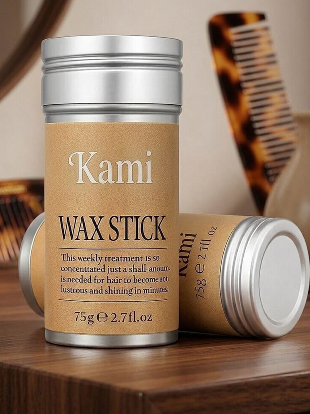 Kami Hair Wax Stick With Avocado Oil - 75 g-image-43