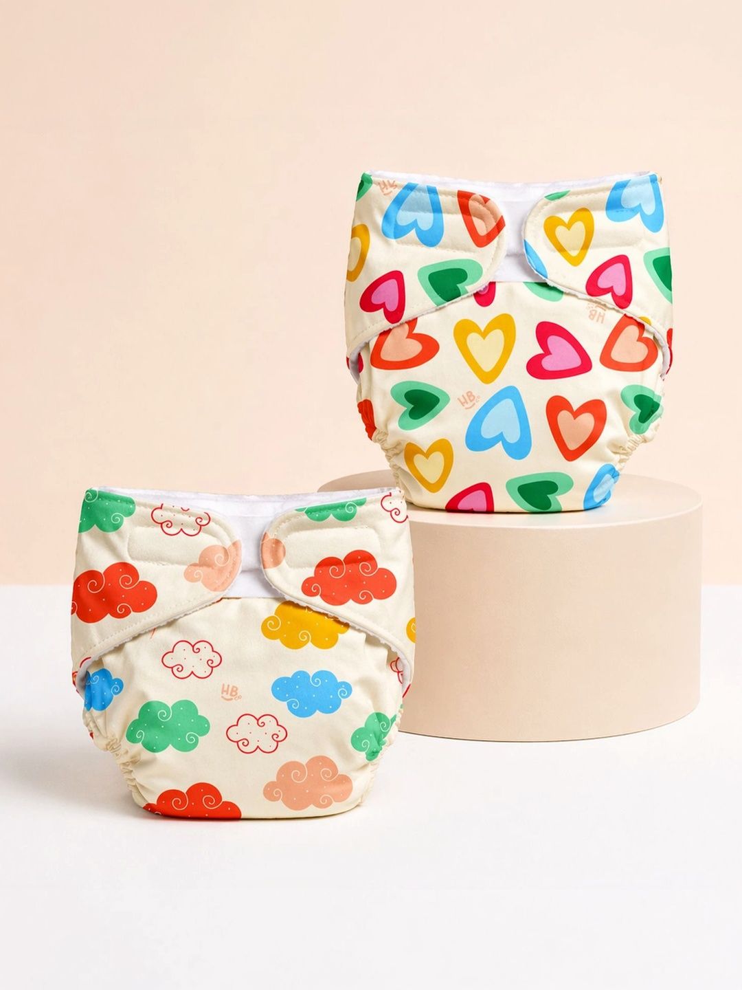 HAPPY BABY CO. Pack of 2 Reusable Baby Nappy with Leak-Lock Protection-picture-48