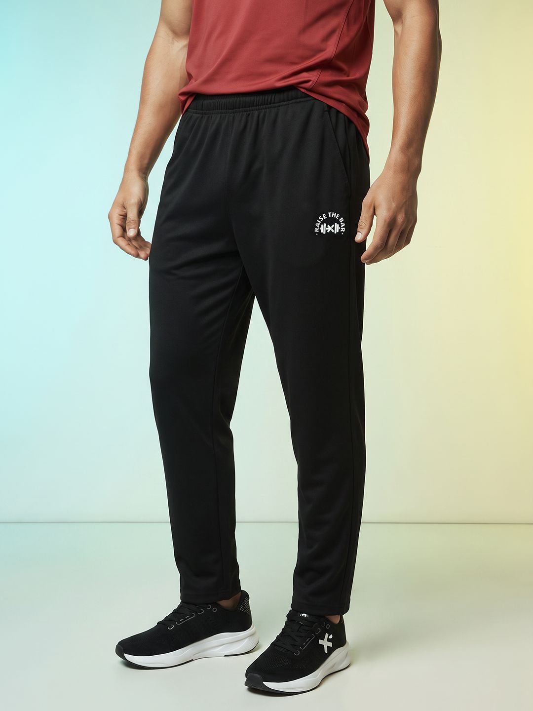 HRX by Hrithik Roshan Men Regular Fit Brand Logo Rapid-Dry Training Track Pants-picture-26