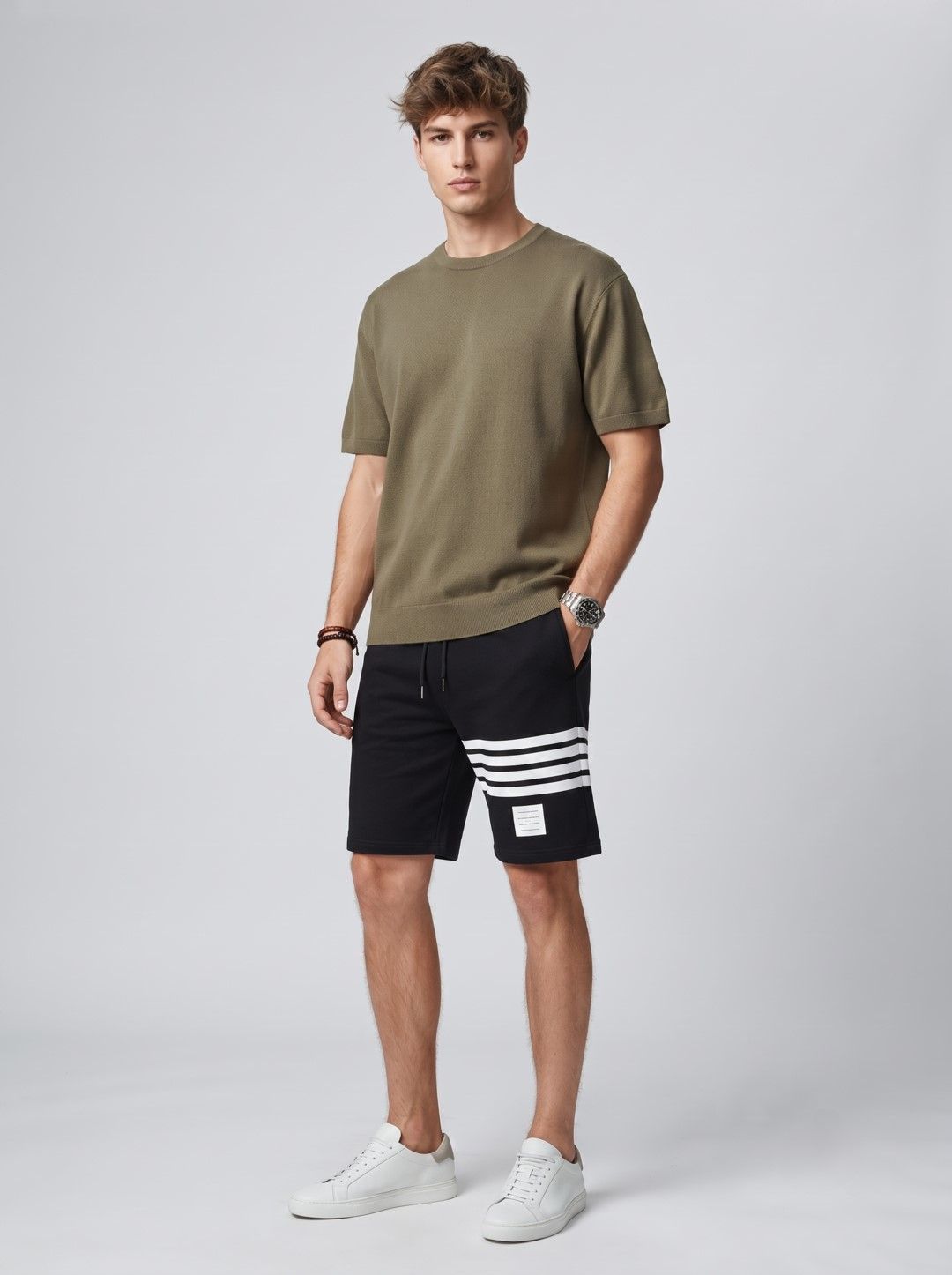 Suo Men Colourblocked Technology Shorts-picture-22