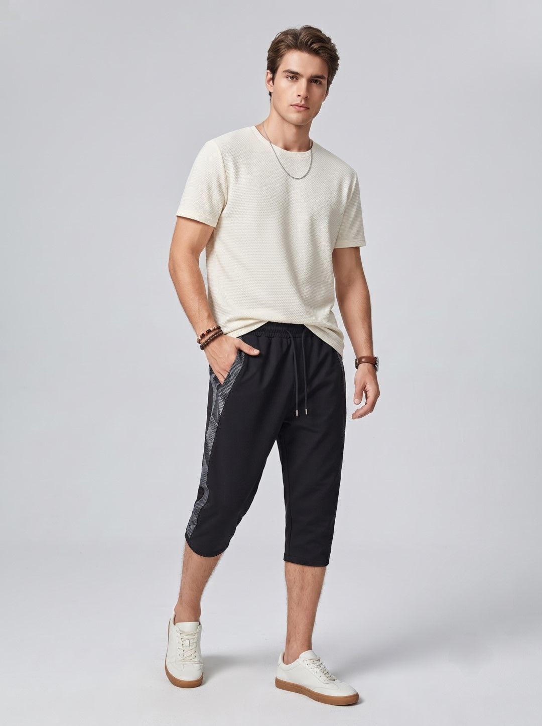 Suo Men Colourblocked Technology Shorts-picture-16