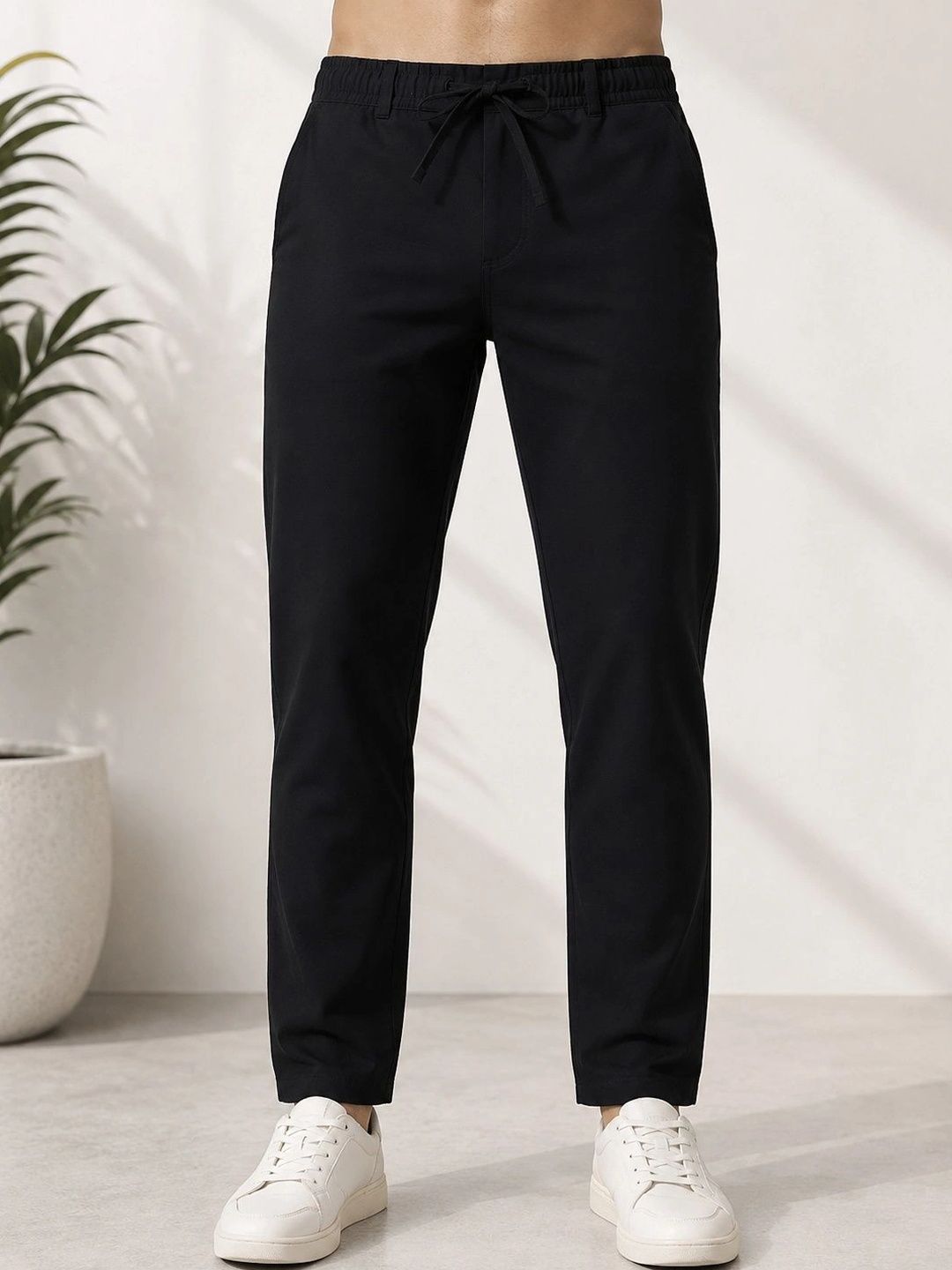 FUBAR Men Slim Fit Low-Rise Pleated Trousers-picture-23