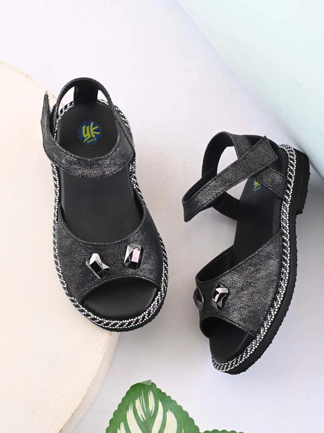 YK Girls Textured Flatforms-picture-24