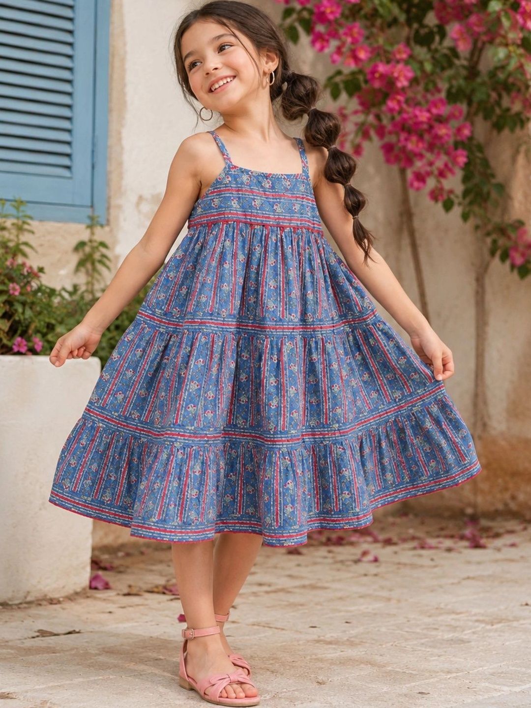 The Magic Wand Floral Print A-Line Dress-picture-28