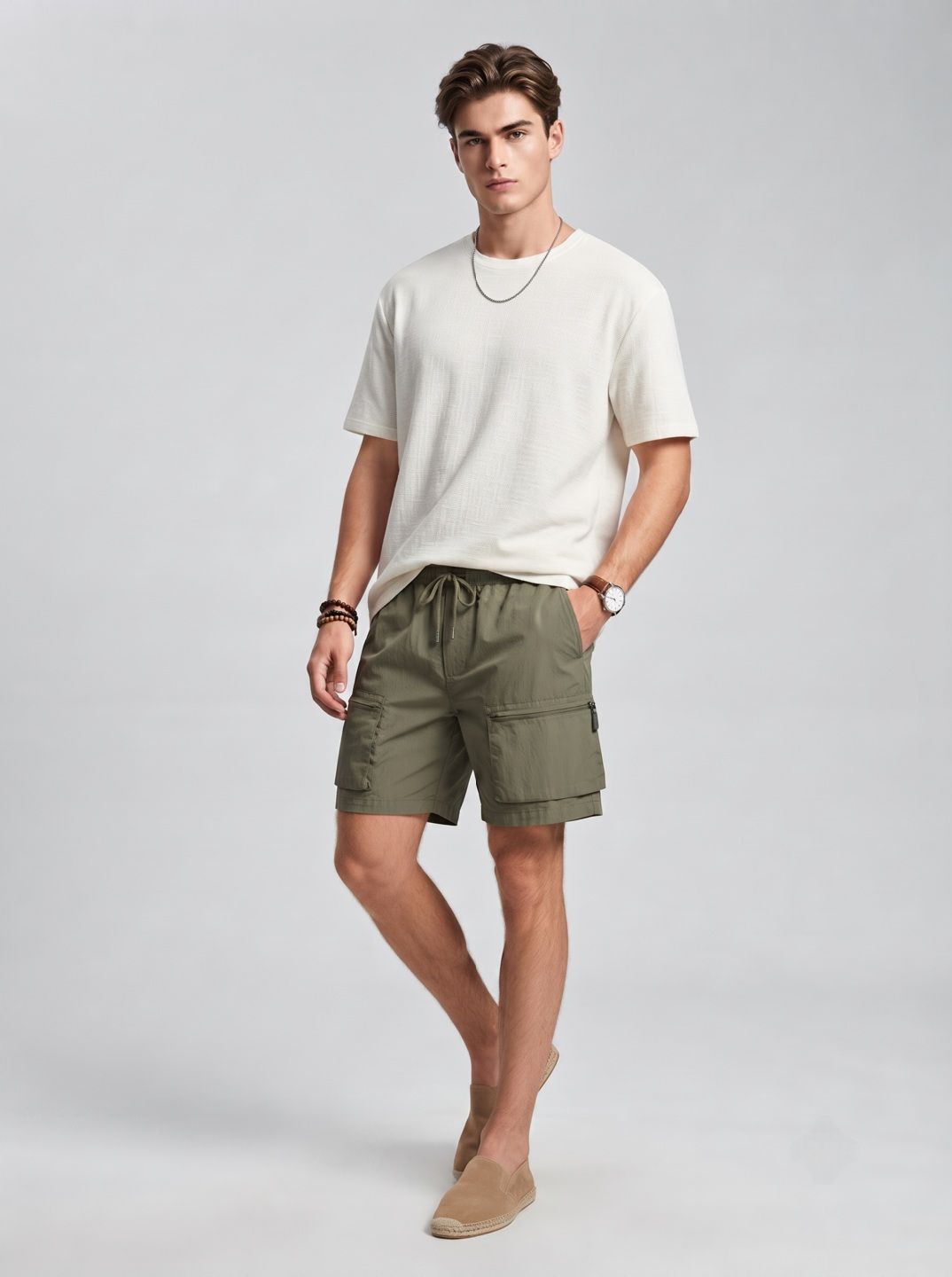 Suo Men Cargo Shorts-picture-35