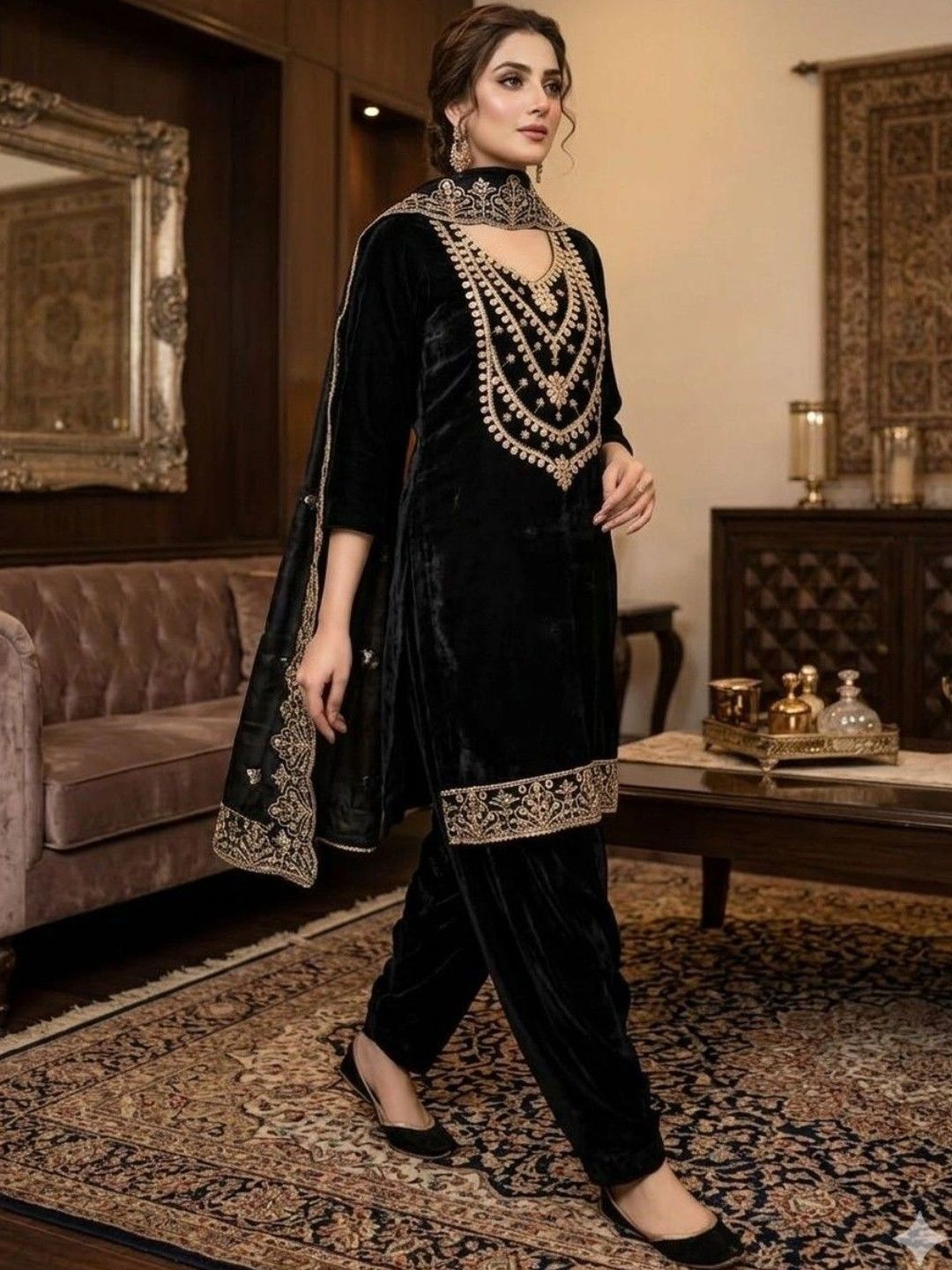 Maroosh Embroidered Unstitched Dress Material-picture-34