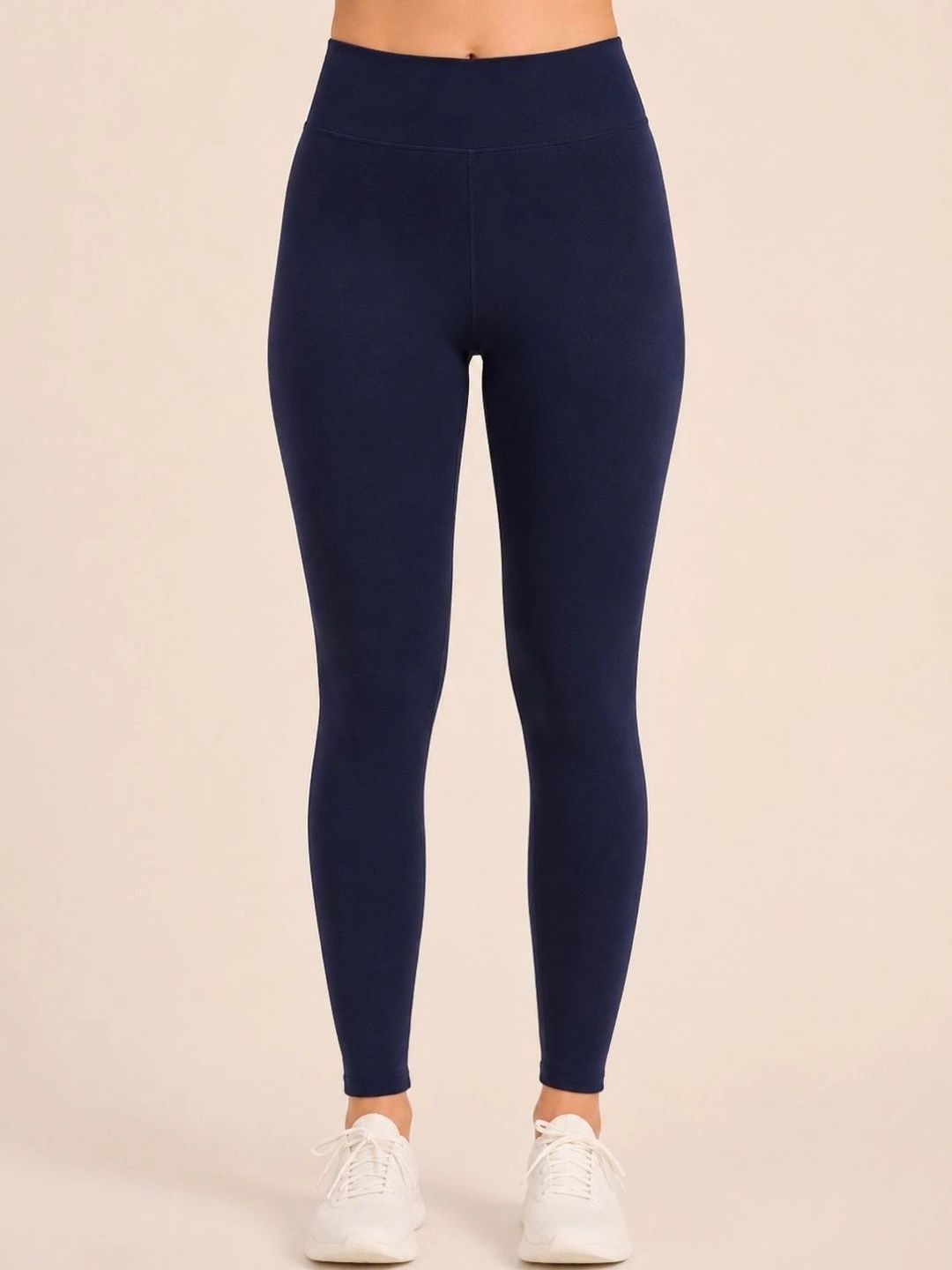 SECRETS BY ZEROKAATA High Waist Winter Fur Ankle Length Thermal Bottoms-image-42