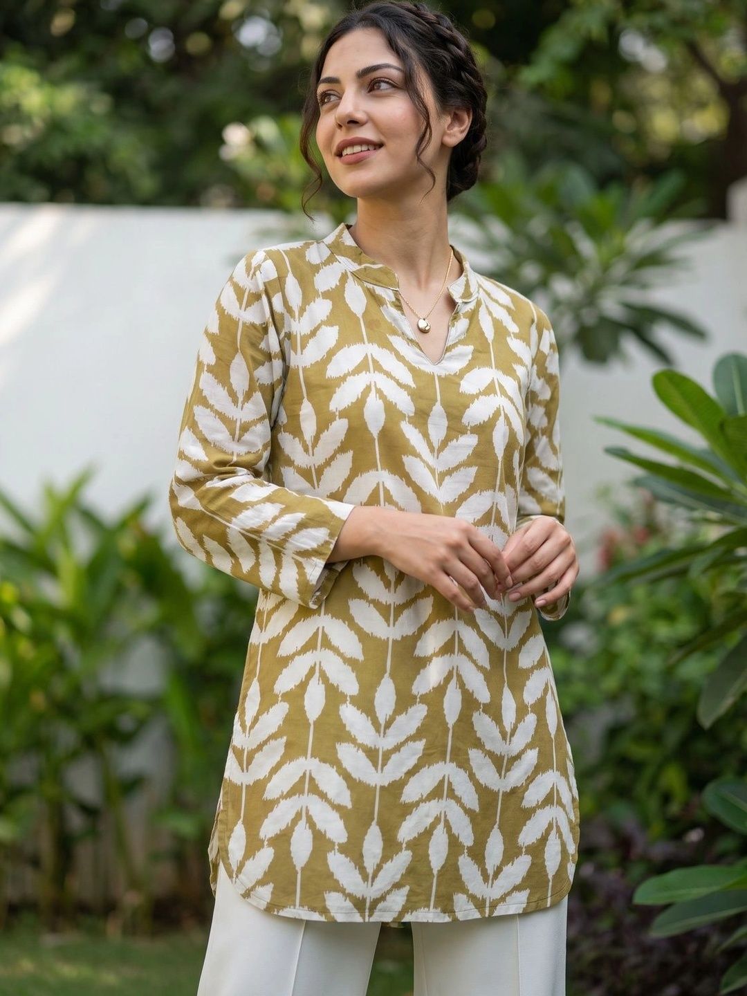 Klotden Viscose Rayon Printed Ethnic Tunic-picture-33