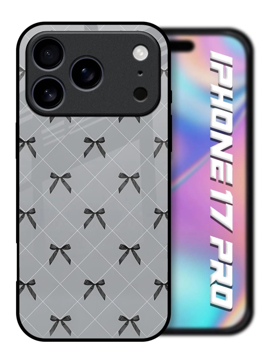 QRIOH Quirky Printed iPhone 17 Pro Back Case Mobile Accessories-image-41