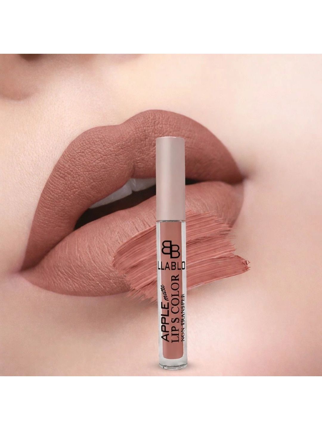 BELLABLOOM Transfer Proof Matte Liquid Lipstick - 5 ml - Nude Pink-picture-46