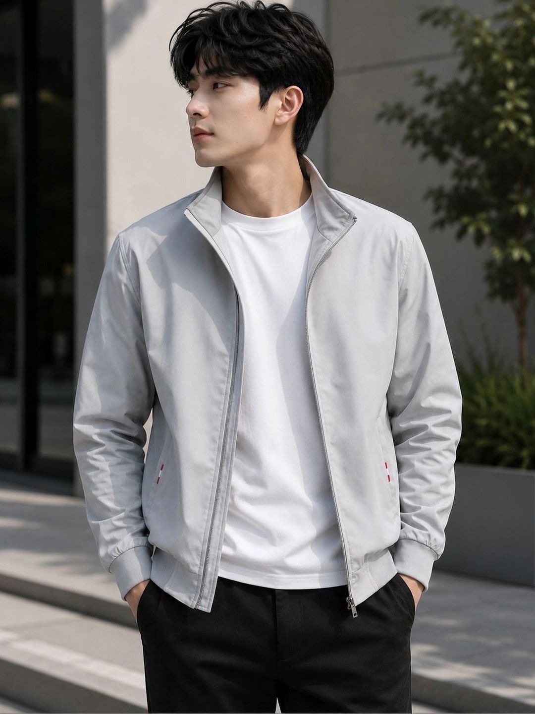 Moda Rapido Men Lightweight Running Bomber Jacket-picture-57