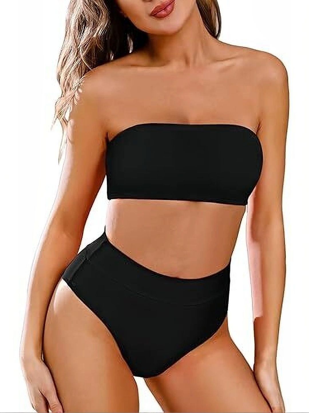 VM Collections Strapless Stretchable Swim Bikini Set-image-33