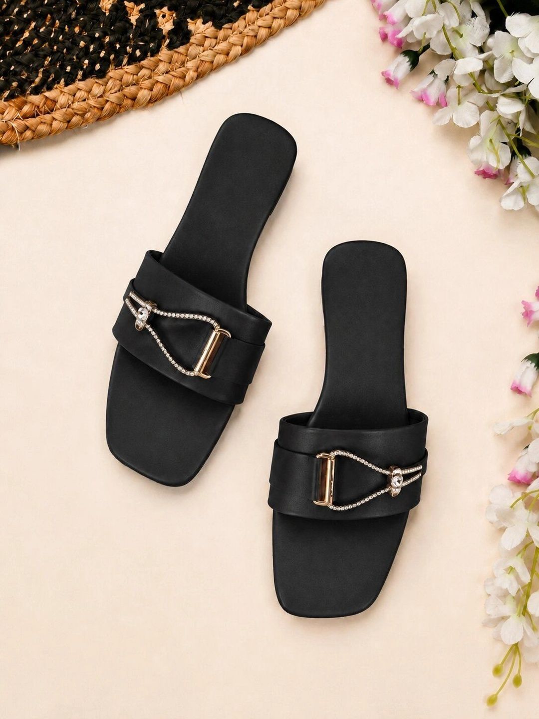 GERIEF Women Open Toe Flats-image-11