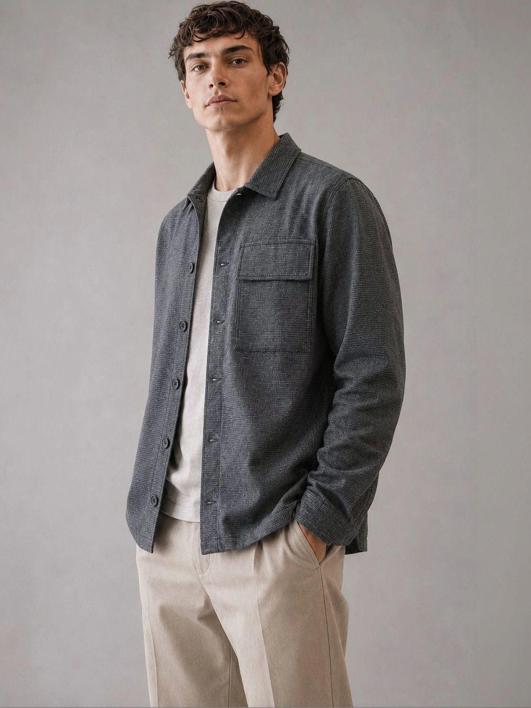 ONEMILE Men Open Front Jacket-picture-35