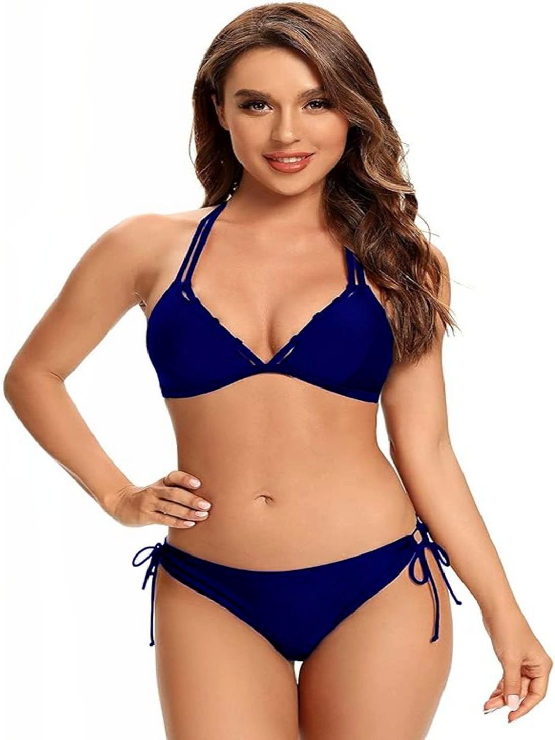 Vimart Enterprise Halter Neck Stretchable Swim Bikini Set-picture-28