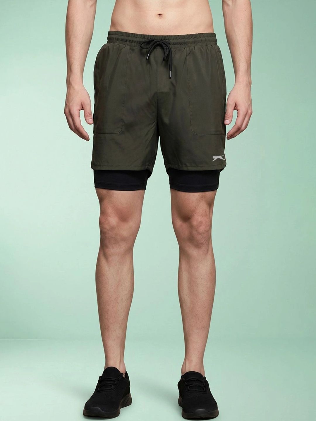 Slazenger Men Running Sports Shorts-picture-10