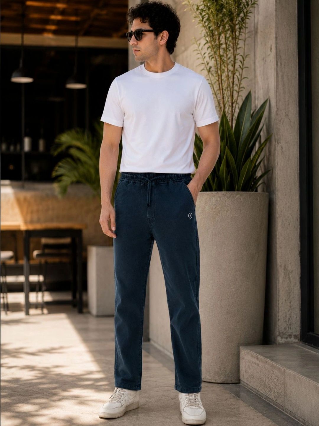 Kyber Men Regular Fit Brand Logo Track Pants-picture-38