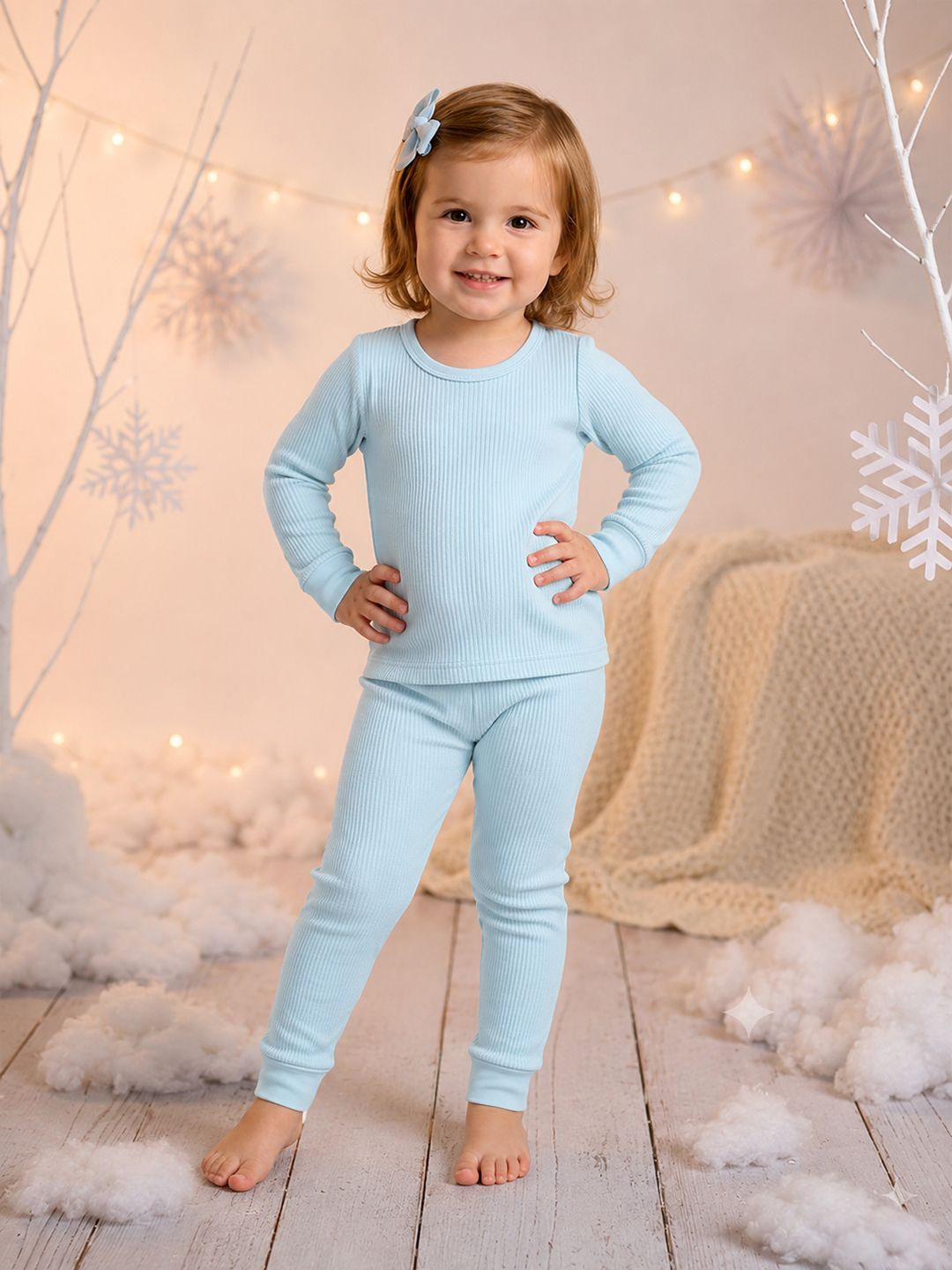 Kanvin Girls Cotton Round Neck Thermal Set-picture-43