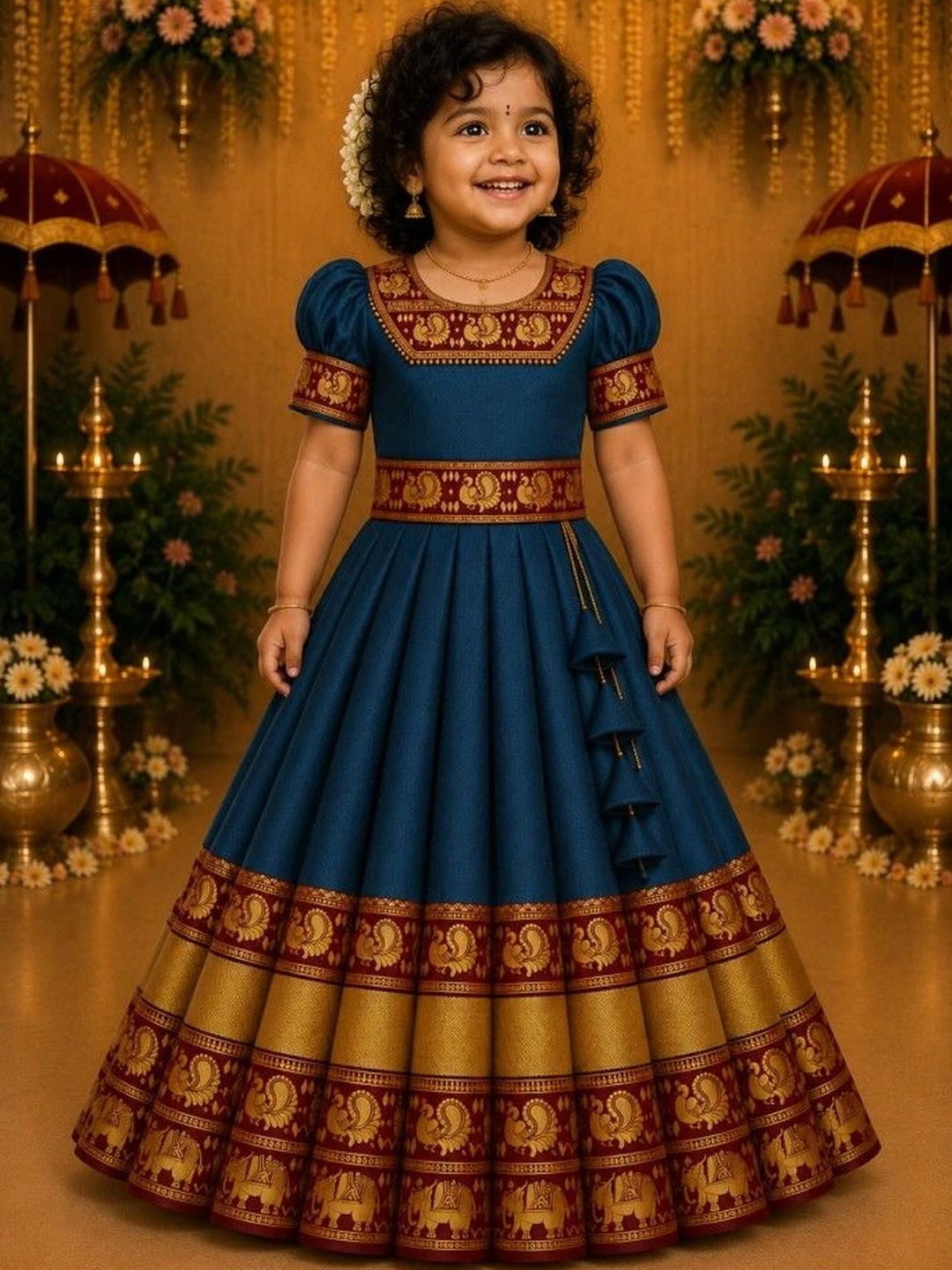 Xepon Girls Embellished Ready to Wear Lehenga &-picture-51