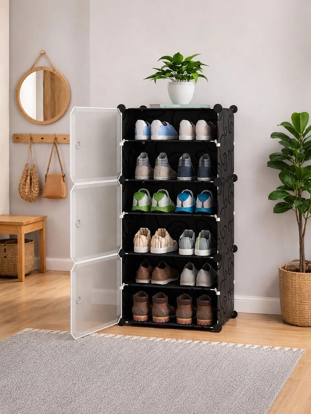 KriShyam 6-Tier Multipurpose Shoe Storage Rack-image-41