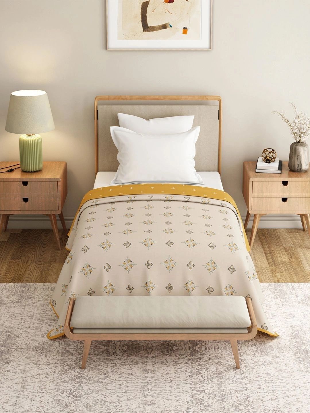 MYTRIDENT Multicoloured Geometric AC Room Dohar-image-47