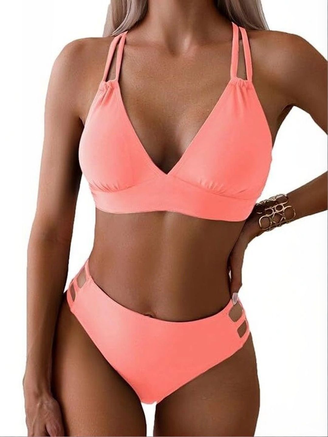 Vimart Enterprise V-Neck Stretchable Swim Bikini Set-picture-45