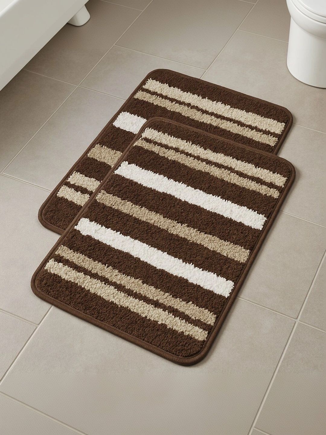 DAMAC 2 Pieces Blue Cotton Doormats-picture-17