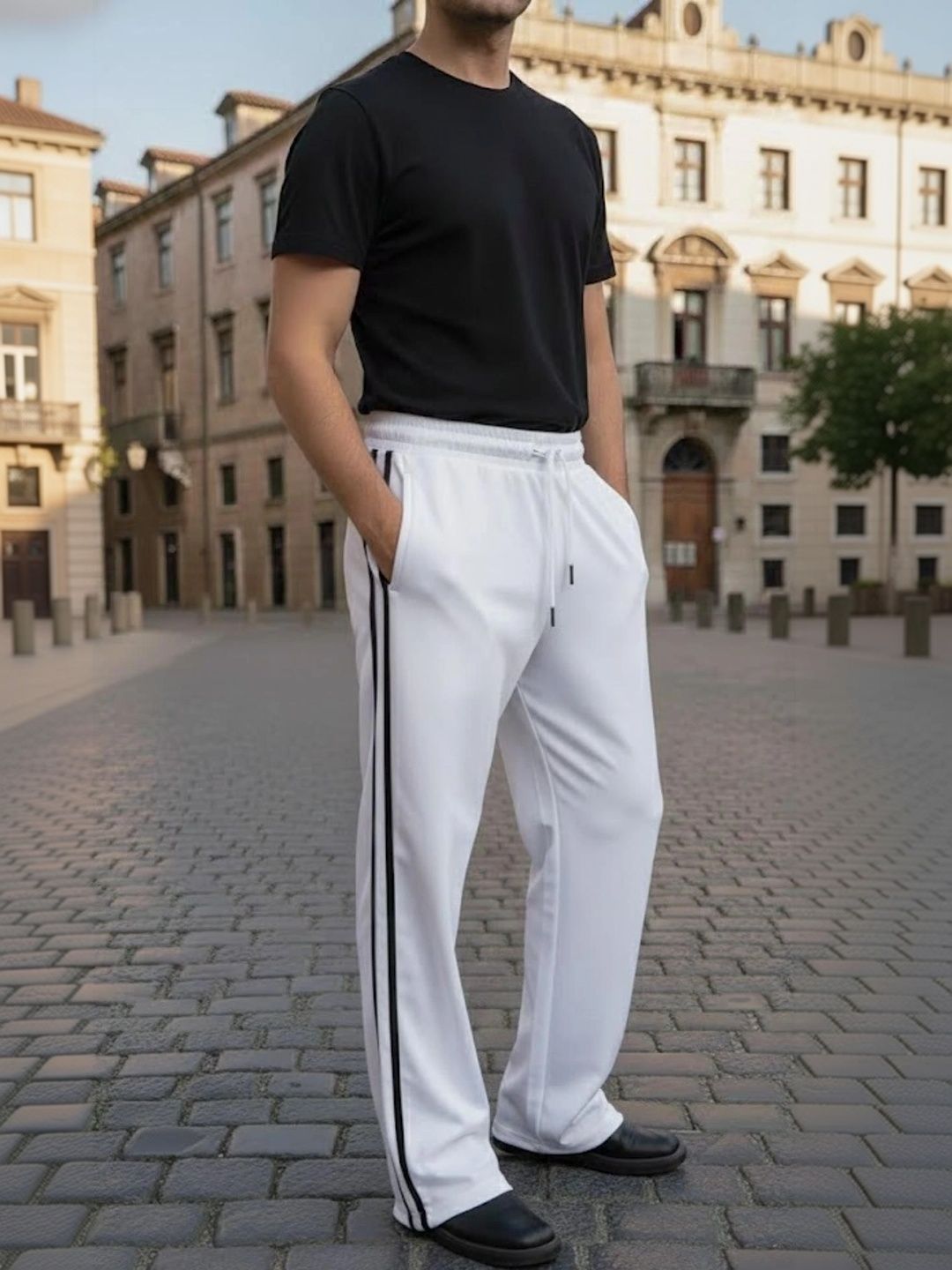 IRONDYE Men Regular Fit Colourblocked Track Pants-picture-32