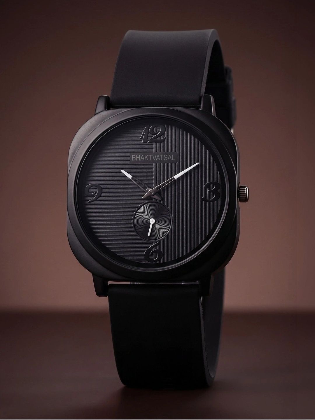 BHAKTVATSAL Men Brass Dial & Straps Analogue Watch SAT-13-BLACK CASE-SINGLE-image-15