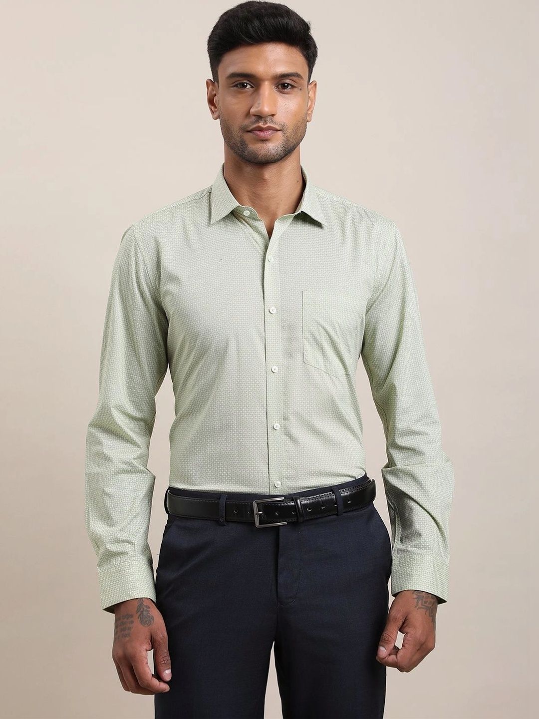 Turtle Men Standard Slim Fit Printed Formal Shirt-picture-16