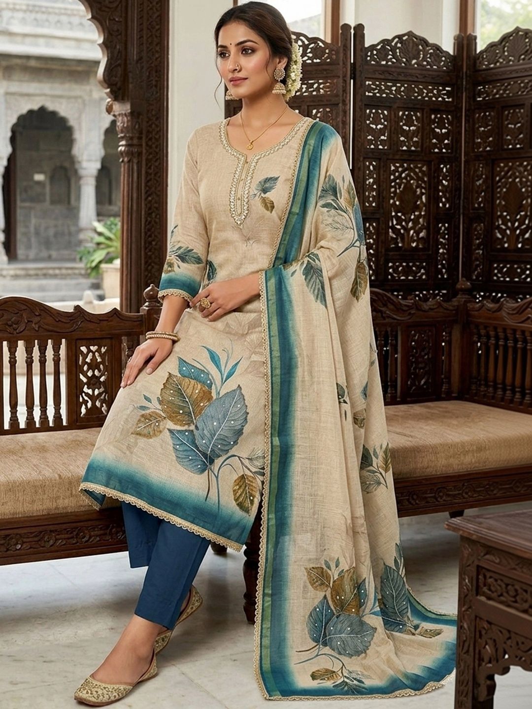 MANVAA Printed Unstitched Dress Material-picture-2
