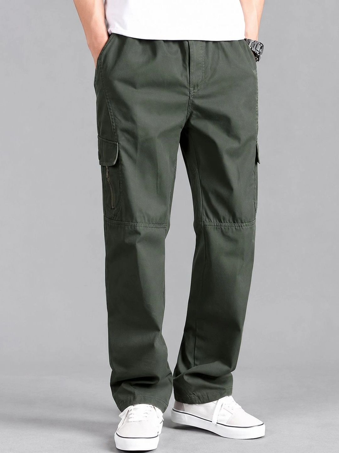 Moda Rapido Men Classic Cargos Trousers-picture-22