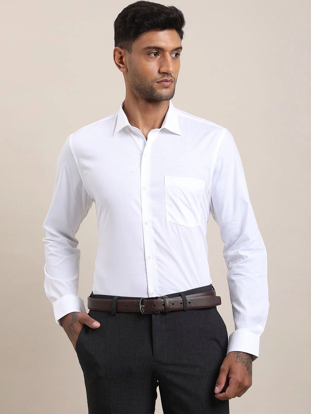 Turtle Men Standard Slim Fit Formal Shirt-picture-29