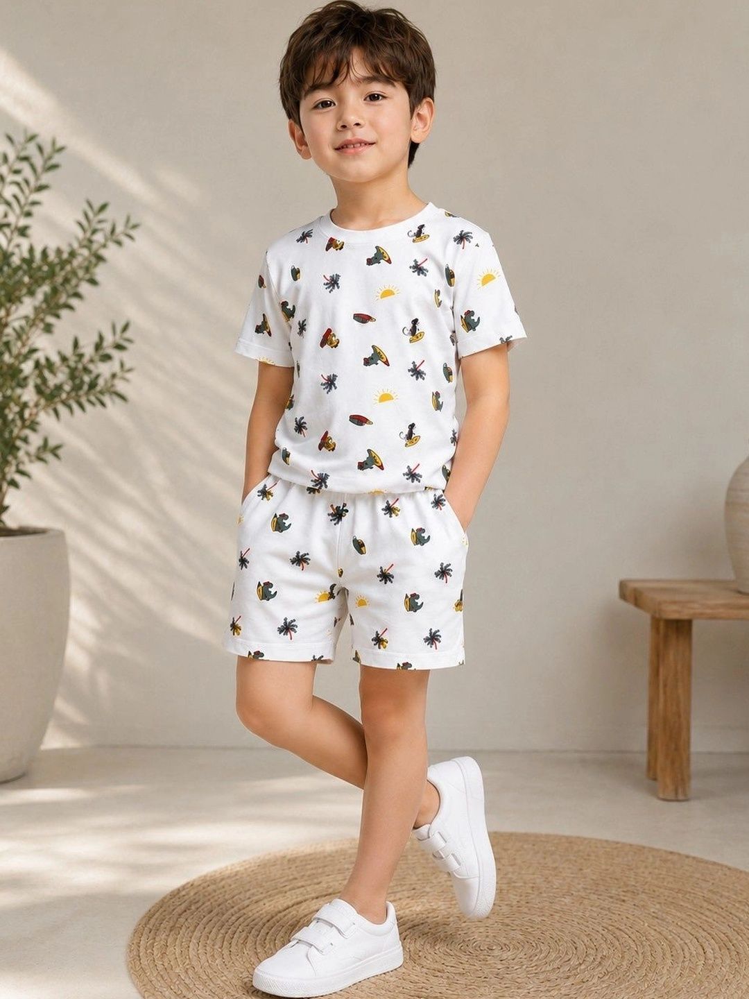 Keenuu Boys Printed Night suit-picture-39