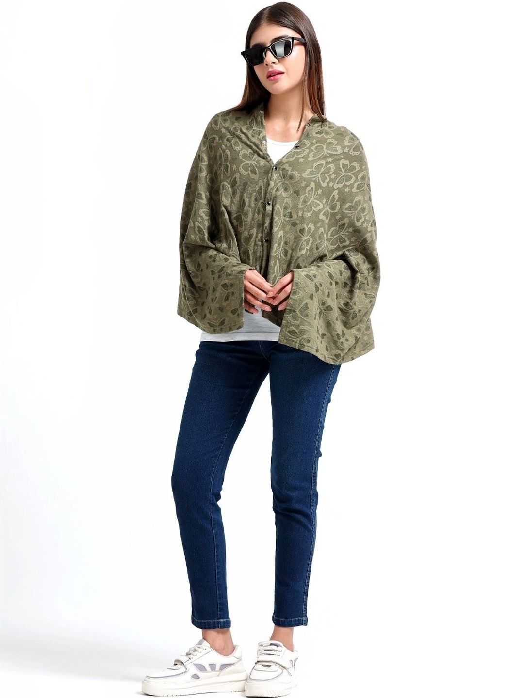 AGUILA Women Printed Button Shrug-picture-37