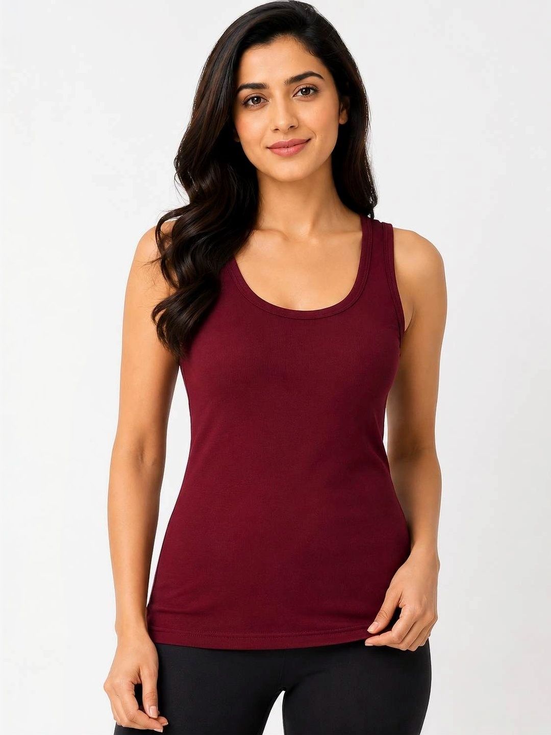 AJ FASHIONS Pack of 2 Pure Cotton Non Padded Camisoles-picture-24