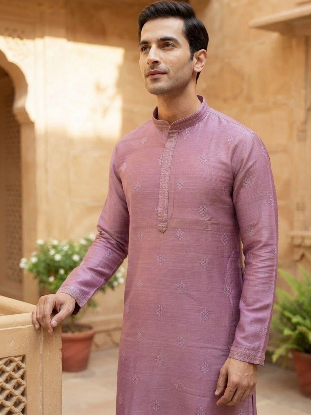 Rajlaxmi Apparel Men Thread Work Brasso Kurta-picture-44