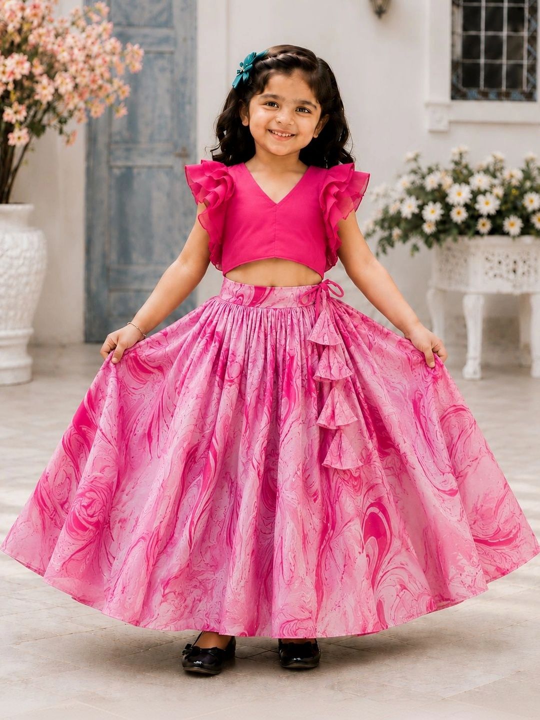 DRISHIV ENTERPRISE Girls Ready to Wear Lehenga &-picture-31