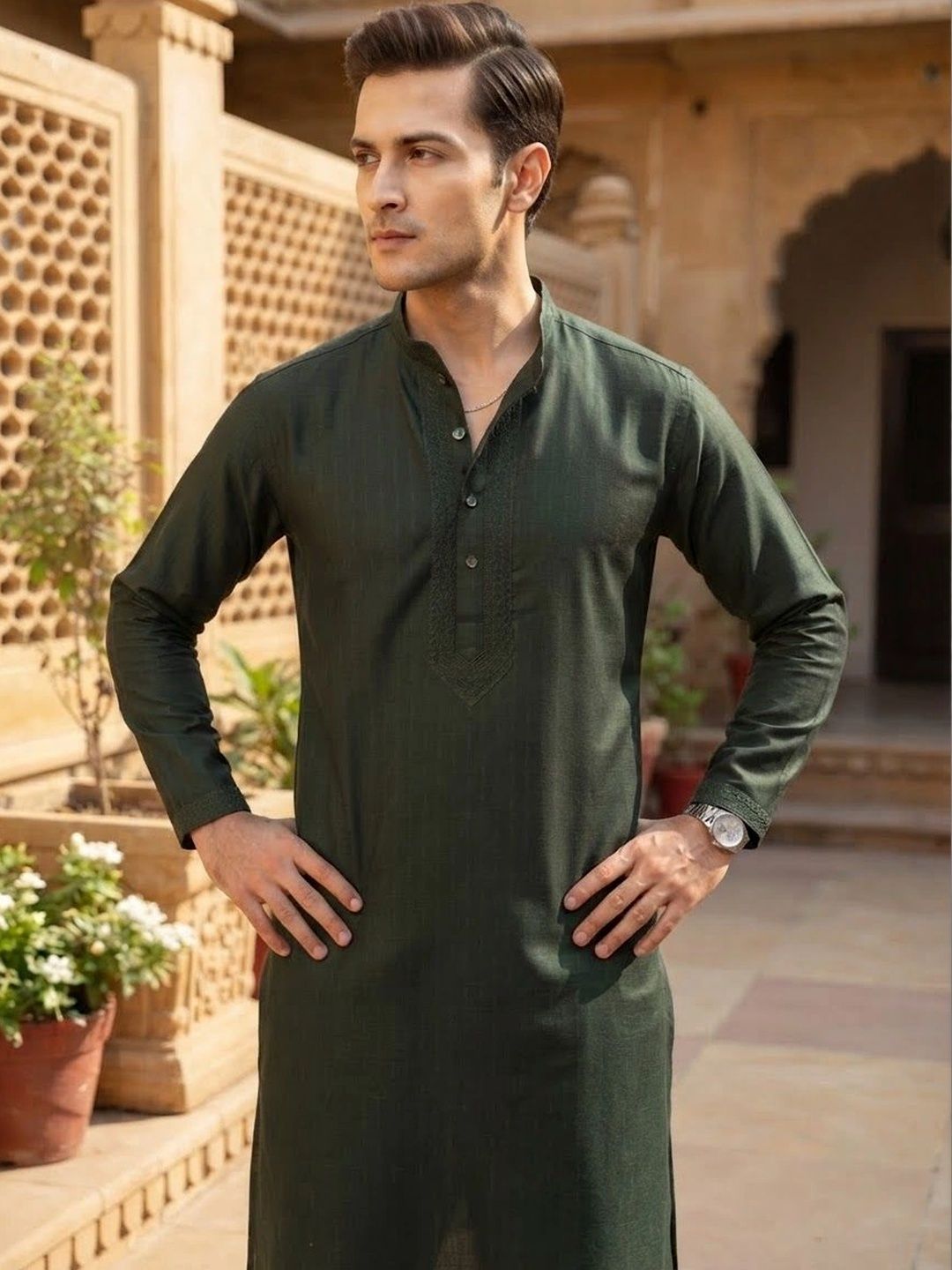 RAJLAXMI FASHION Men Thread Work Kurta-picture-31