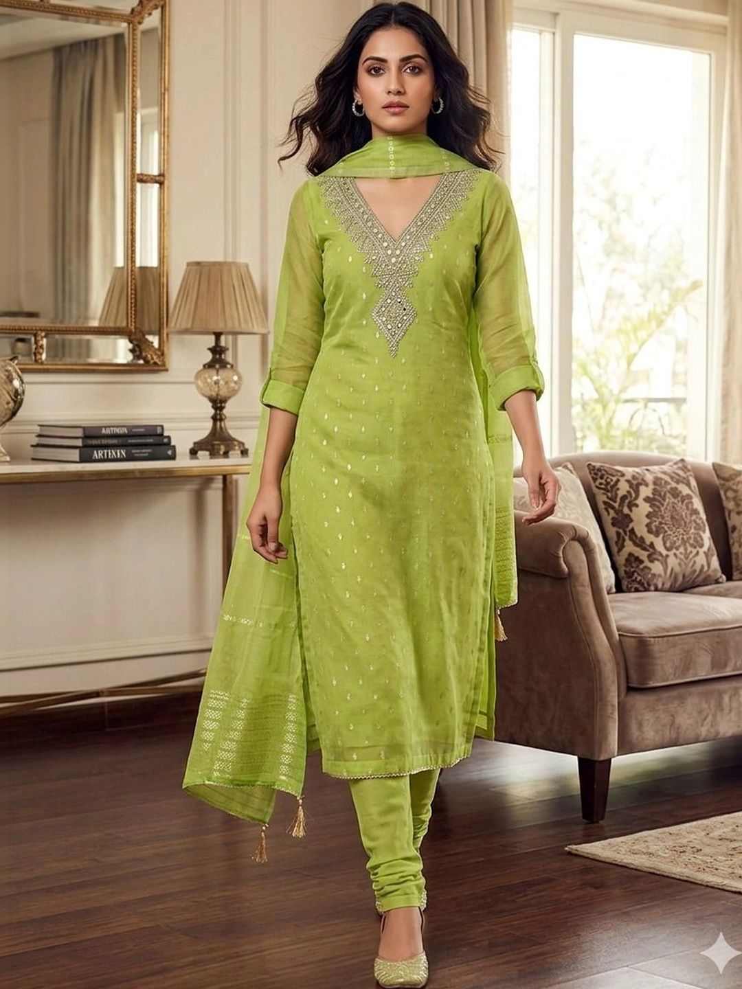 Maroosh Embroidered Unstitched Dress Material-picture-29