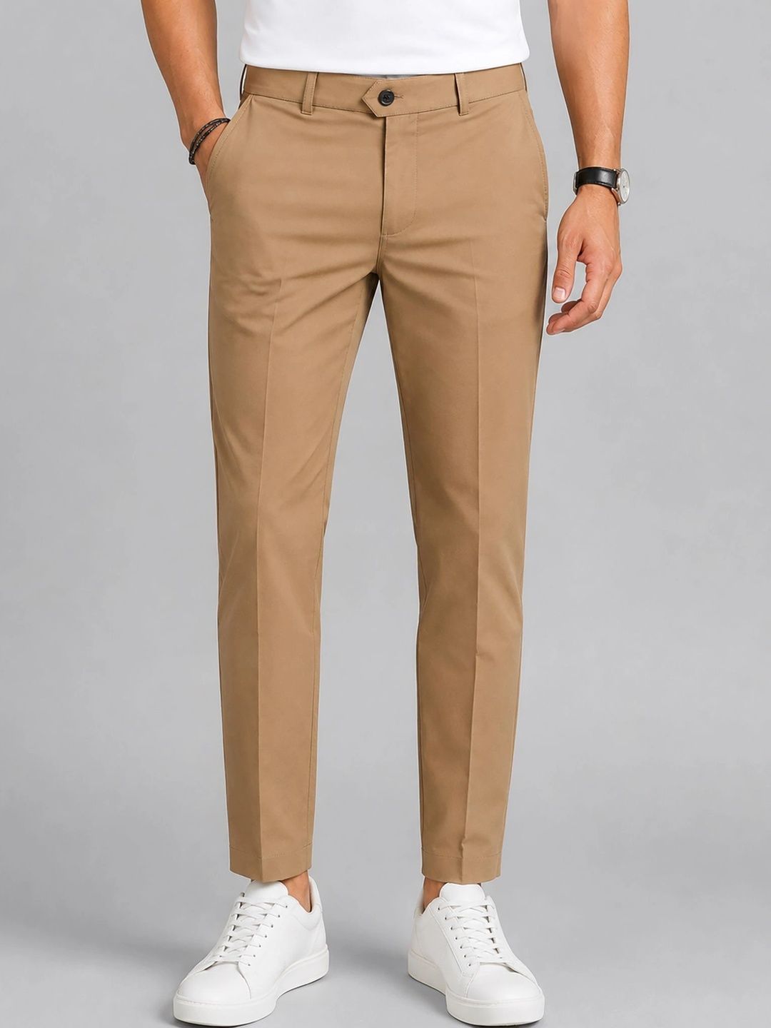 U.S. PITCHERS Men Original Slim Fit Trousers-picture-16