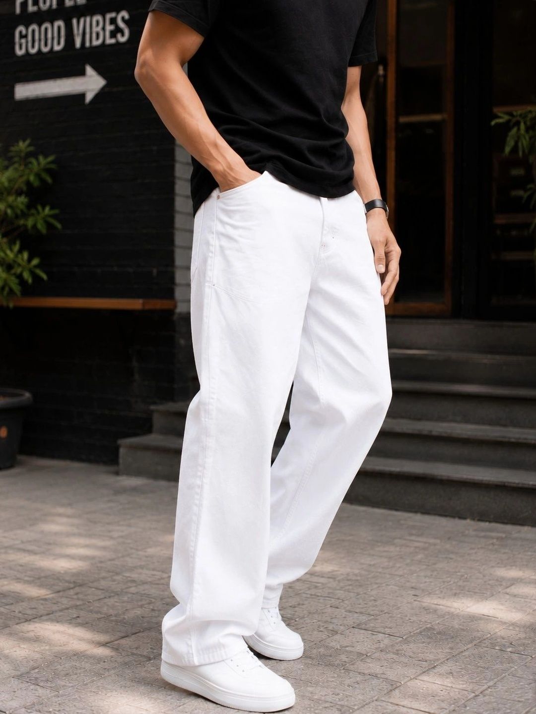 DENIM LIFE Men Classic Straight Fit Mid-Rise Stretchable Jeans-picture-41