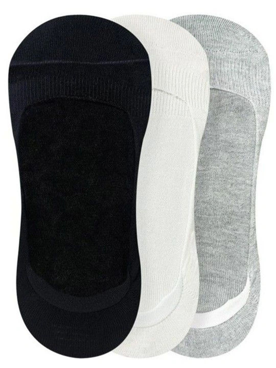Uptakers Men Pack of 3 Cotton Shoe Liners Socks-picture-0