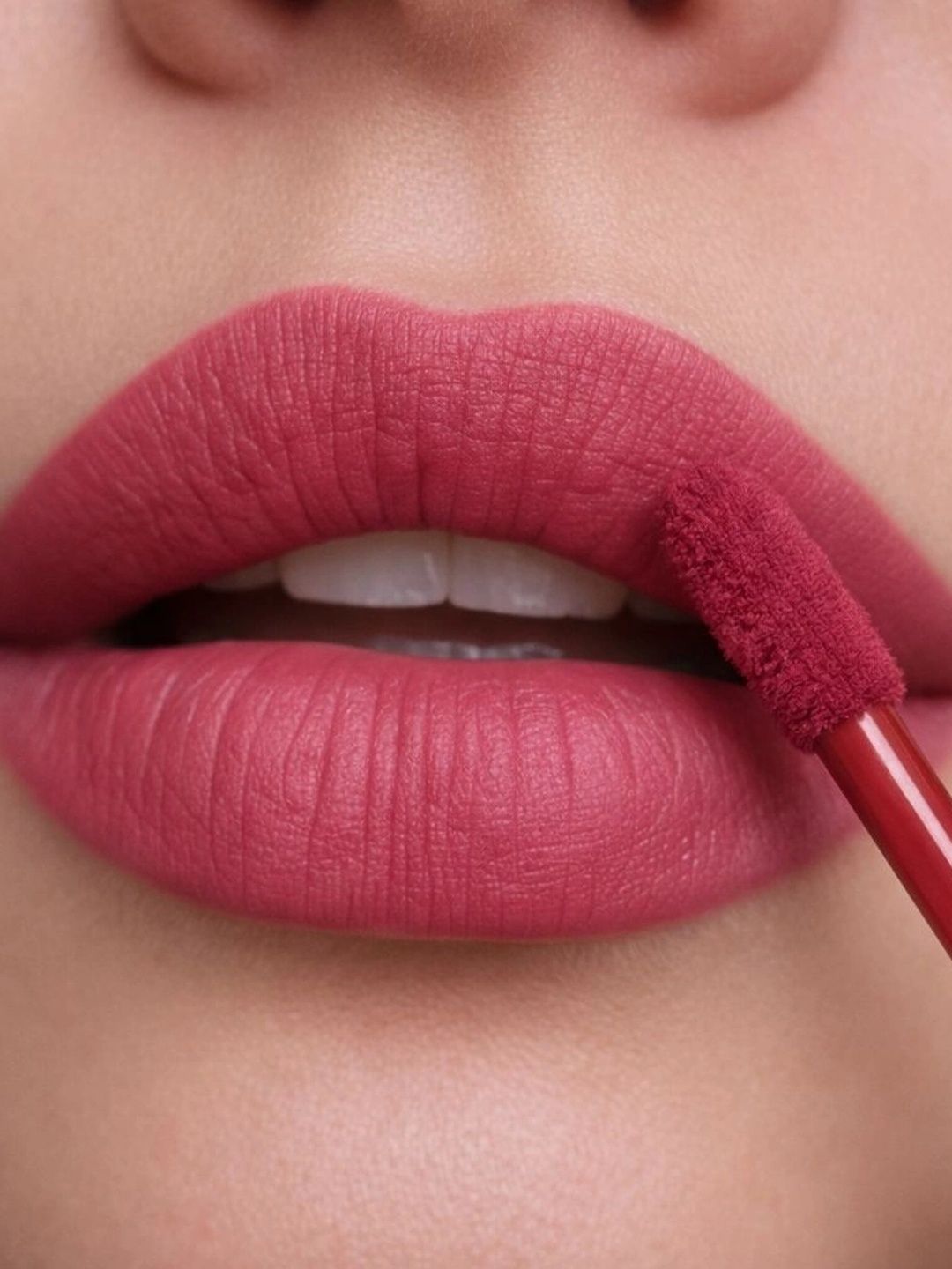 BELLABLOOM Transfer Proof Matte Liquid Lipstick - 5 ml - Light Pink-picture-57