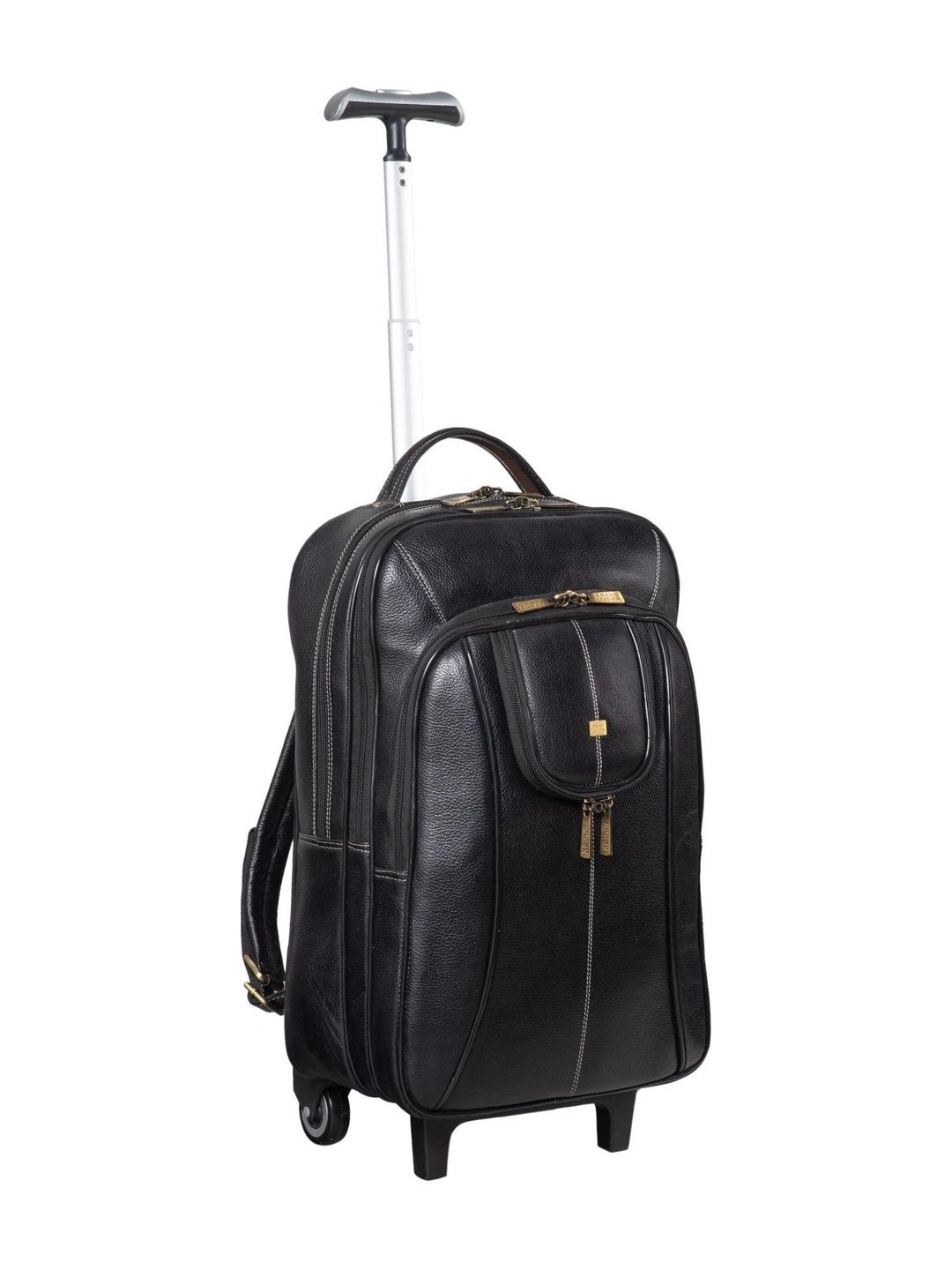 BRAND LEATHER Leather Padded Laptop Compartment Trolley Bag-picture-46