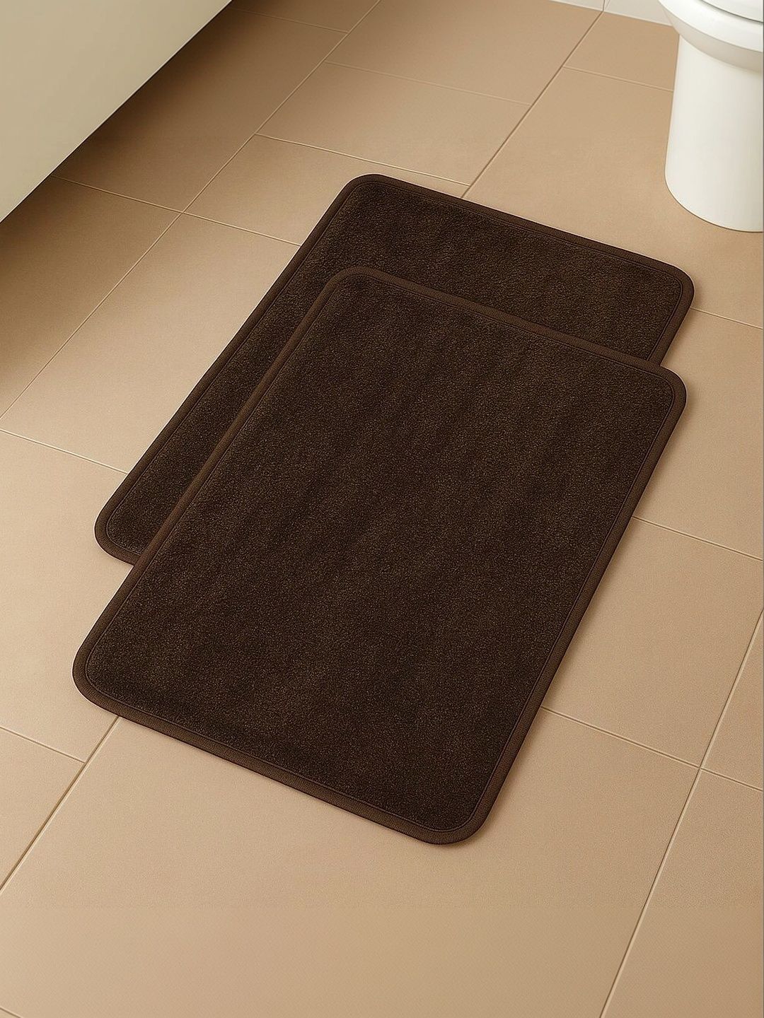 DAMAC 2 Pieces Blue Cotton Doormats-picture-31