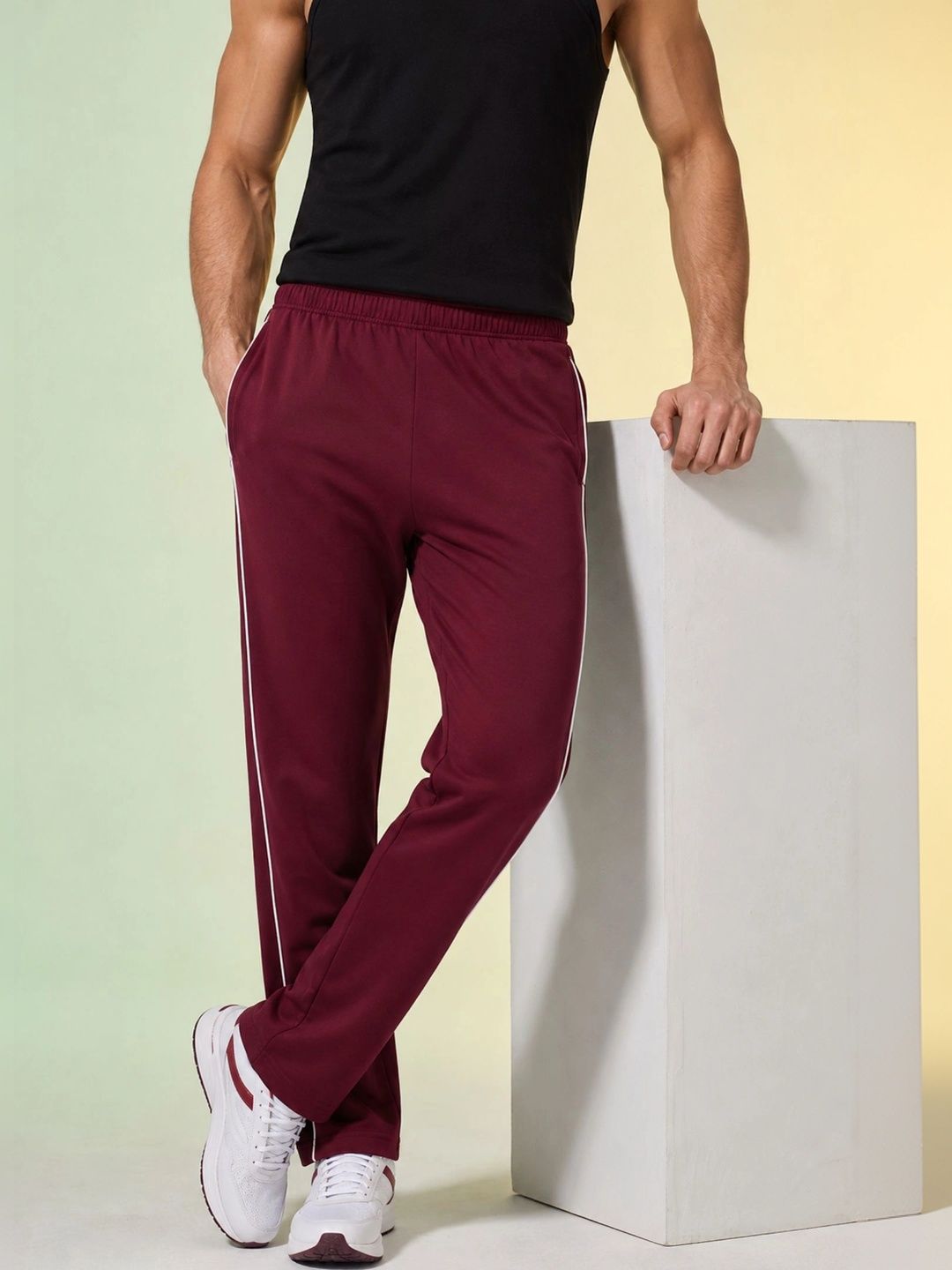 HoC Men Regular Fit Training Track Pants-picture-20